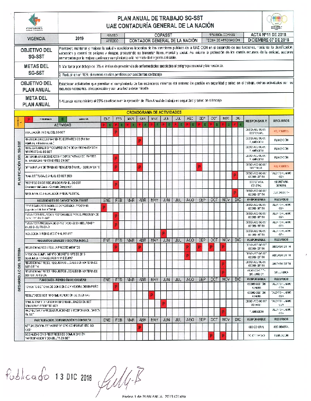 Plan Anual de Adquisiciones Contadur a General de la Naci n